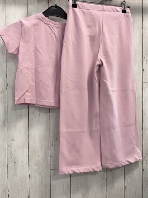 2tlg H&M  T-Shirt + Jogginghose  Gr. 122  rosa Figuren Squash Mallows 