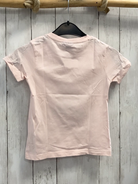 Stitch T-Shirt Gr. 122  rosa Stitch Schrift 