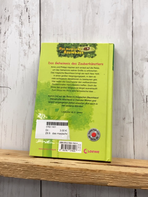 das magische Baumhaus Buch Das Geheimnis des Zauberkünstlers