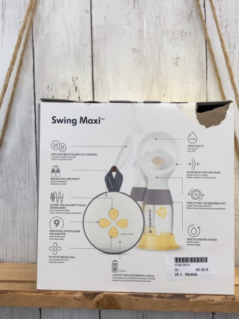 Medela  Elektronische Doppelmilchpumpe  Swing Maxi 