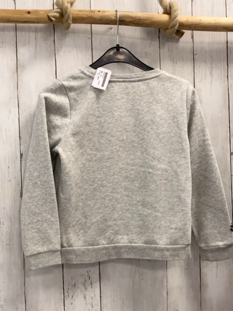 H&M Pullover Gr. 122  grau Pailetteneinhorn