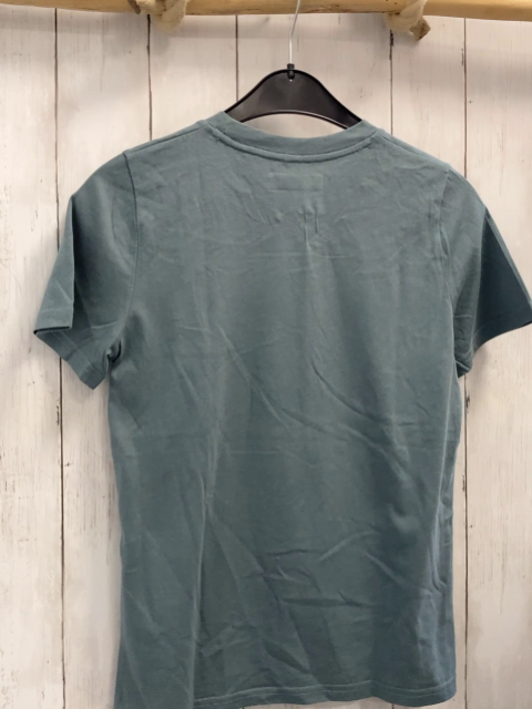 Abercrombie  T-Shirt  Gr. 146/152  hellgrau + blau weiße Streifen 