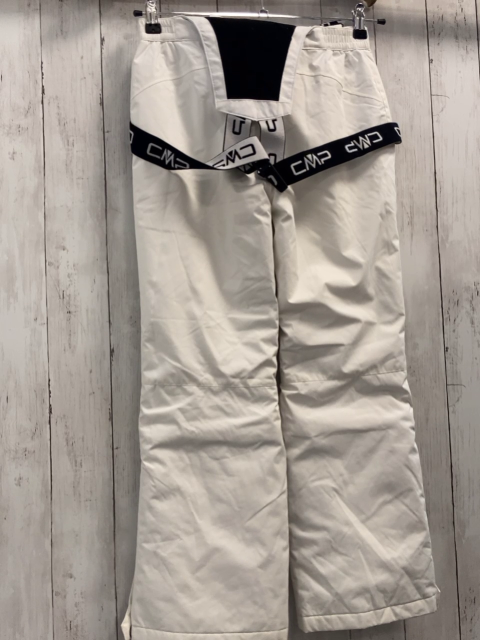 CMP Schneehose Gr. 152  weiß schwarze Träger mit weißer Schrift
