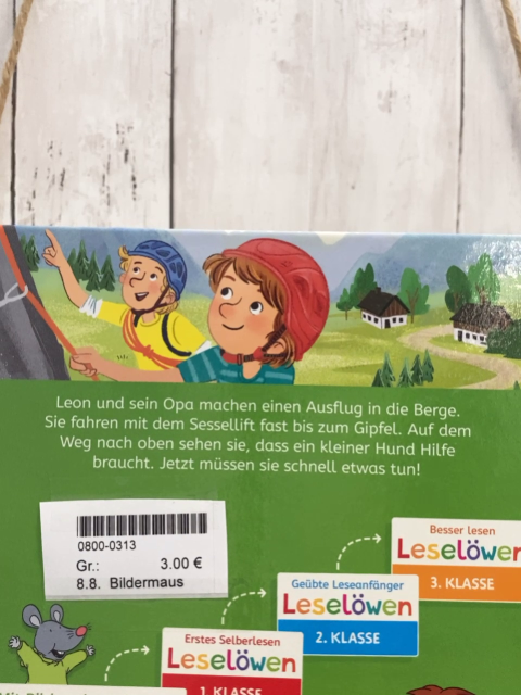 Bildermaus  Buch Rettung in den Bergen 