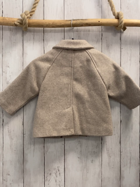 Zara  Jacke  Gr. 86  beige wolloptik 