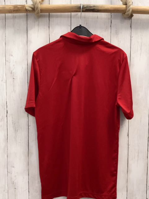 Adidas  Sportshirt Gr. 158/164  rot Polokragen Knopfleiste 