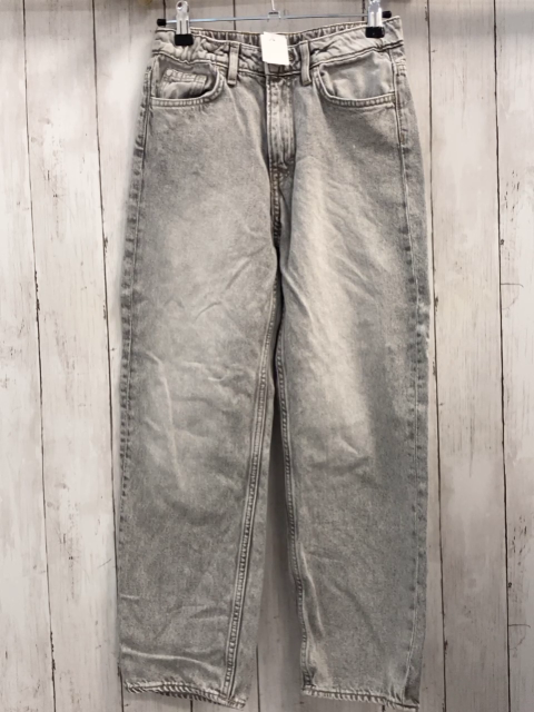 H&M Hose  Gr. 146  hellgrau Jeans Bund verstellbar 