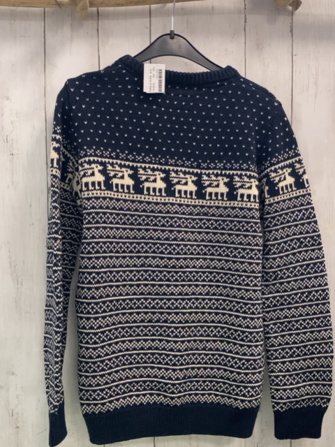 Band of Rascals Pullover Gr. 164  blau weiß gemustert Strick