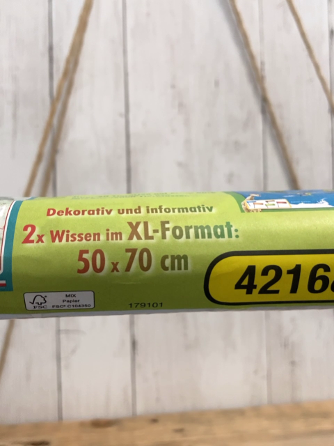 2Stk. neu Poster Deutschland und die Welt der Tiere