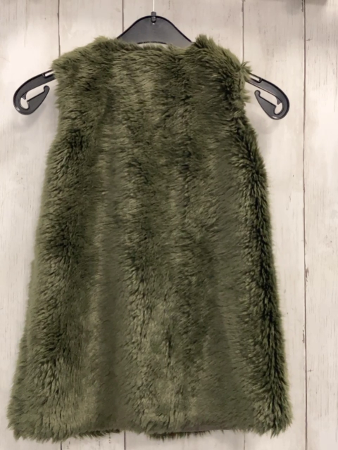Zara  Weste  Gr. 128  grün Fell 