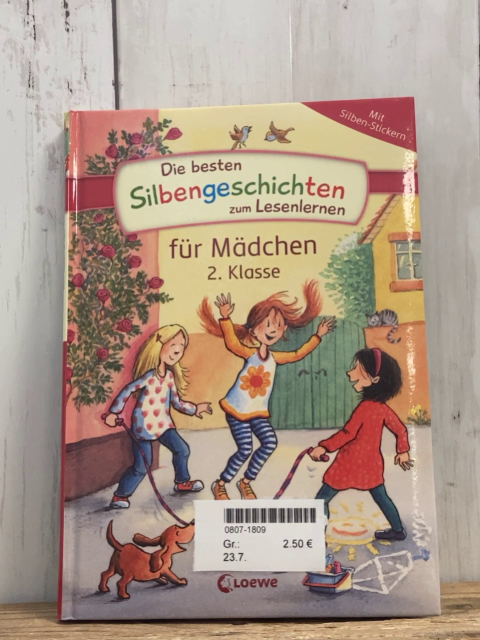   Buch Die besten Silbengeschichten zum Leselernen für Mädchen 