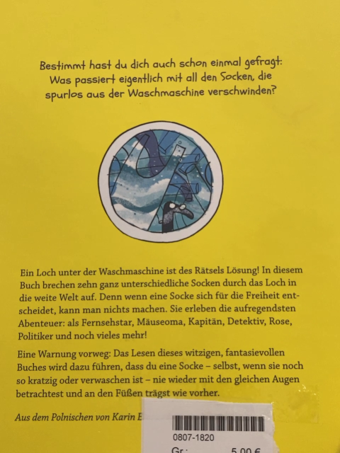   Buch Die erstaunlichen Abenteuer von 10 Socken 