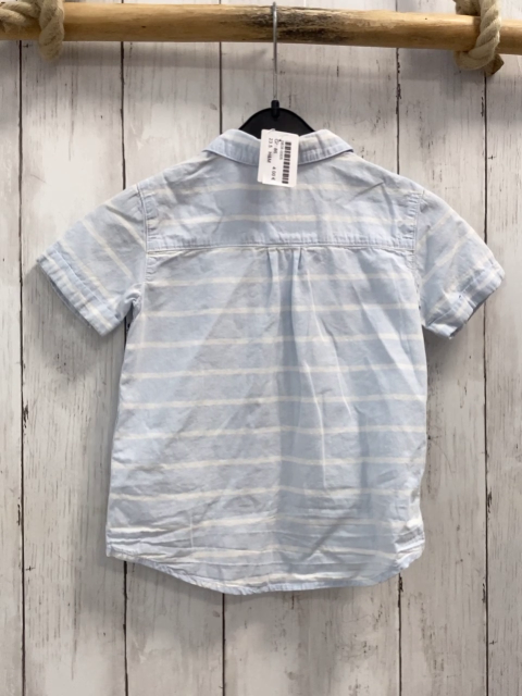 H&M Sommerhemd Gr. 86  hellblau weiße Streifen