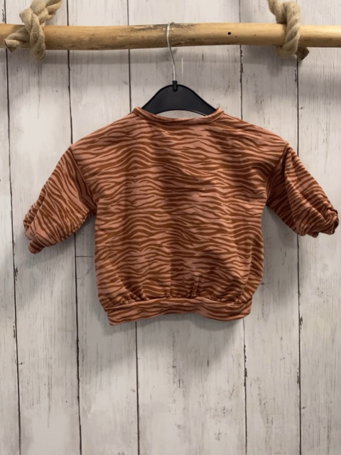 Babyface  Pullover  Gr. 68  braun lachs gemustert 
