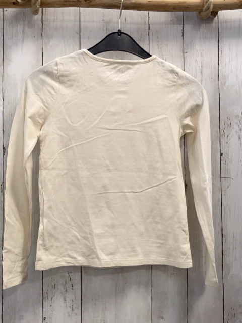   Langarmshirt  Gr. 140  creme Pailetteneinhorn 