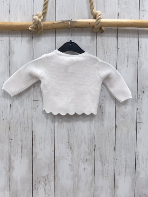 Jacadi  Strickjacke  Gr. 68  weiß 