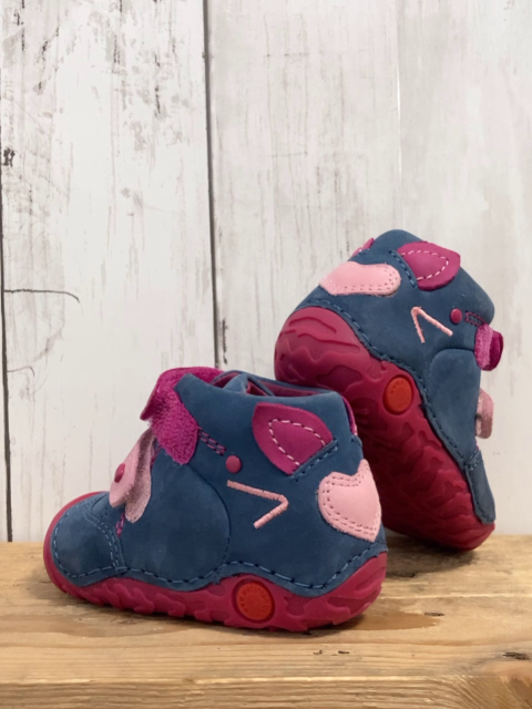 Geox  Schuhe  Gr. 20  blau + pink rosa Klettverschlüsse pink Sohle 