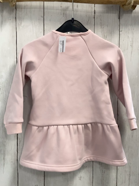  Kleid  Gr. 92  rosa buntes Herz mit Glitzer 