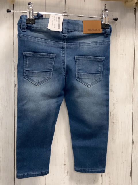 Manguun Jeggings  Gr. 80  blau Jeans Bund verstellbar 