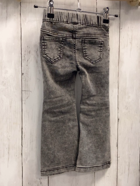   Jeggings  Gr. 92  grau Jeans Ponykopf Pailetten 