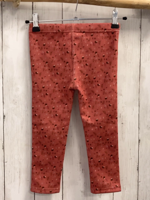   Thermoleggings Gr. 92  rost Igel Blätter Eicheln 