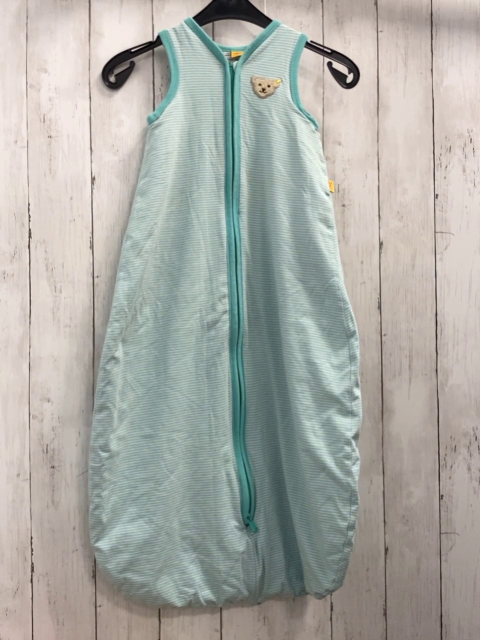 Steiff  Schlafsack Gr. 90 cm  mint weiße Streifen 