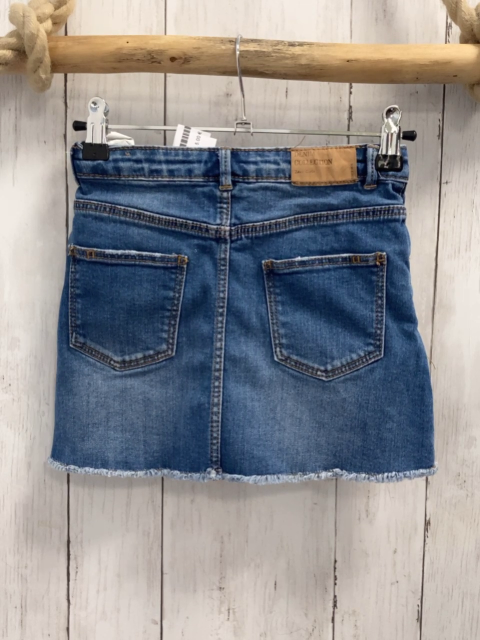 Zara  Rock Gr. 122  blau Jeans Bund verstellbar 
