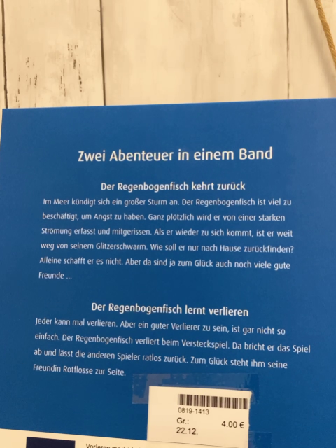   Buch Geschichten vom Regenbogenfisch 
