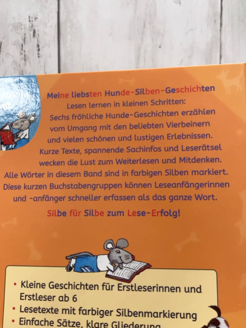   Buch Meine liebsen Hunde-Silben-Geschichten 