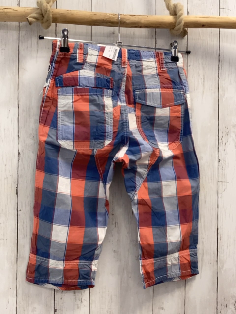 H&M  Shorts  Gr. 152  weinrot orange blau grau weiß kariert 