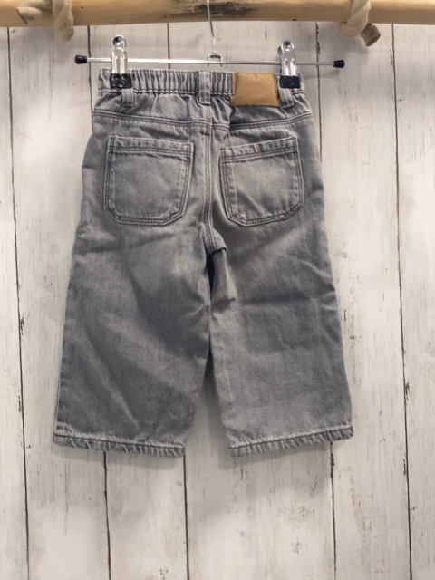 zara Hose Gr. 86  grau Jeans  Bund verstellbar