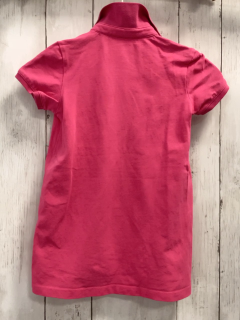 US Polo Assn  T-Shirt  Gr. 104  pink Polokragen hellgrauer Reiter 