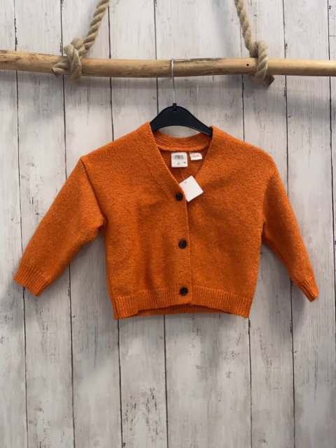 zara Strickjacke Gr. 92  orange 