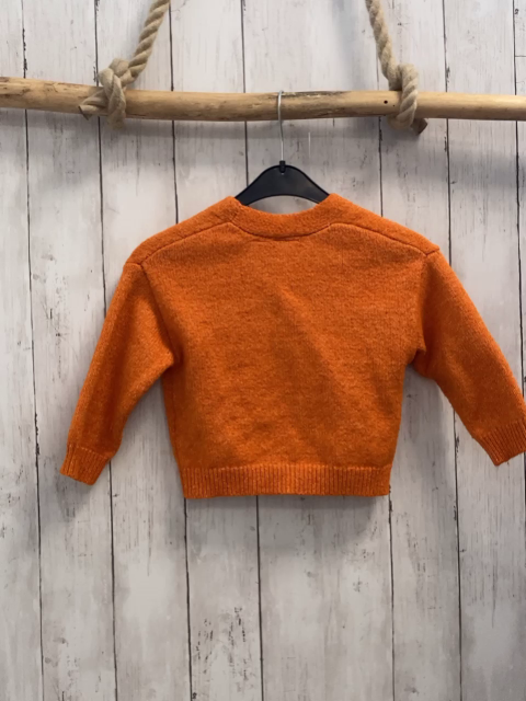 zara Strickjacke Gr. 92  orange 