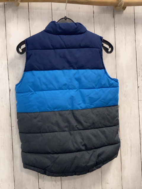   Weste  Gr. 134/140  blau hellblau grau 