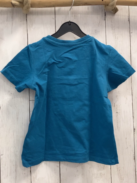  T-Shirt  Gr. 98  petrol Fahrzeuge mit Pailetten