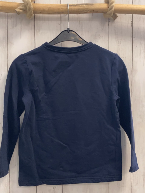  Pullover Gr. 122  blau Dinosaurier