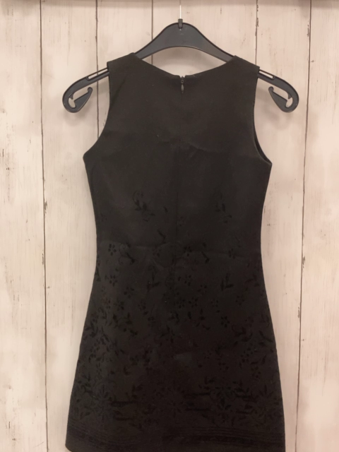 More & More  Kleid  Gr. 128  schwarz Samtdruck 