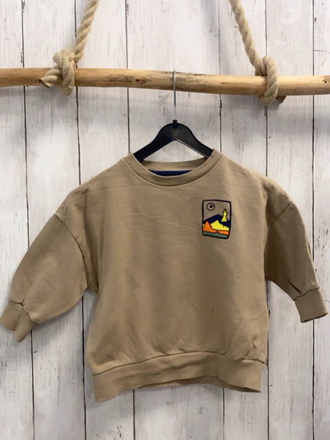 Next  Pullover  Gr. 92  sand Bild mit Bergen