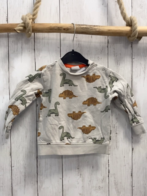   Pullover  Gr. 86  grau Dinos 