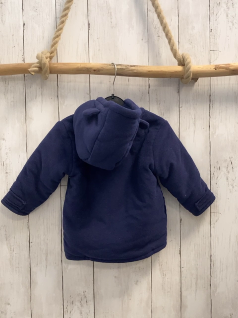 Lily & Jack Fleecejacke Gr. 92  blau Knebelknöpfe Kapuze mit Ohren 