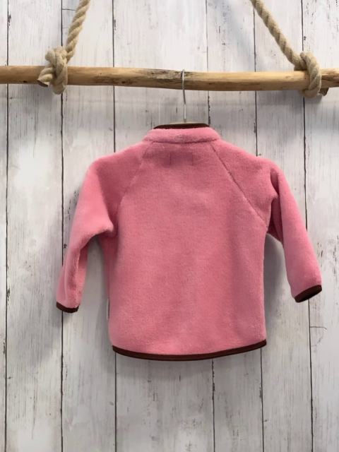 Raccon  Plüschjacke  Gr. 80  rosa brauner Bund 