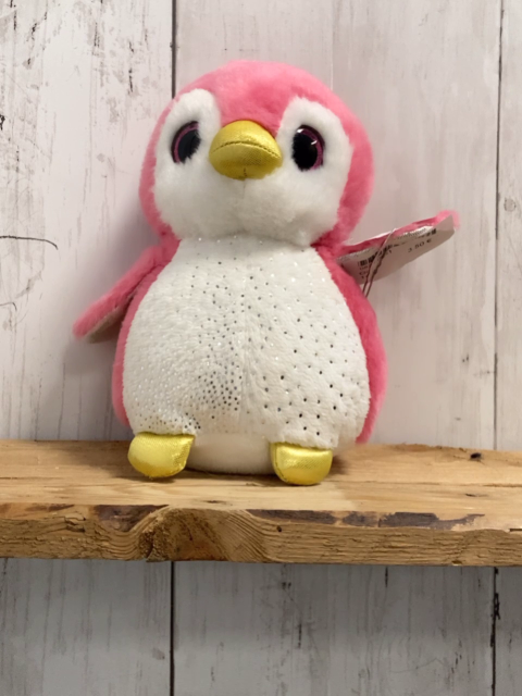   Plüschspielzeug  weiß rosa Eule 