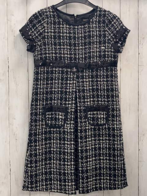 Laundry Kleid Gr. 158  schwarz weiß gemustert 