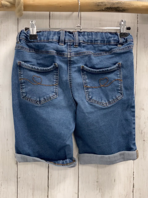   Shorts  Gr. 152  blau Jeans Umschlag Bund verstellbar 