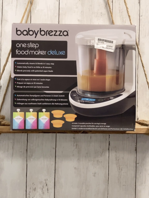 neu Babybrezza  Foodmaker  One Step Foodmaker de Luxe im Karton 