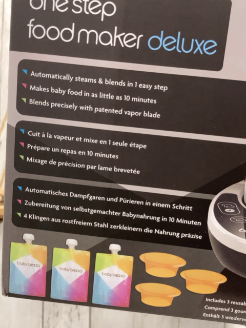 neu Babybrezza  Foodmaker  One Step Foodmaker de Luxe im Karton 