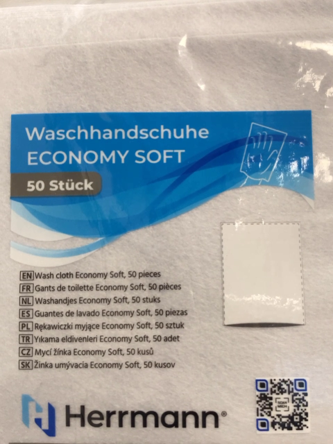 neu  Waschhandschuhe  Gr. 50  Economy Soft 