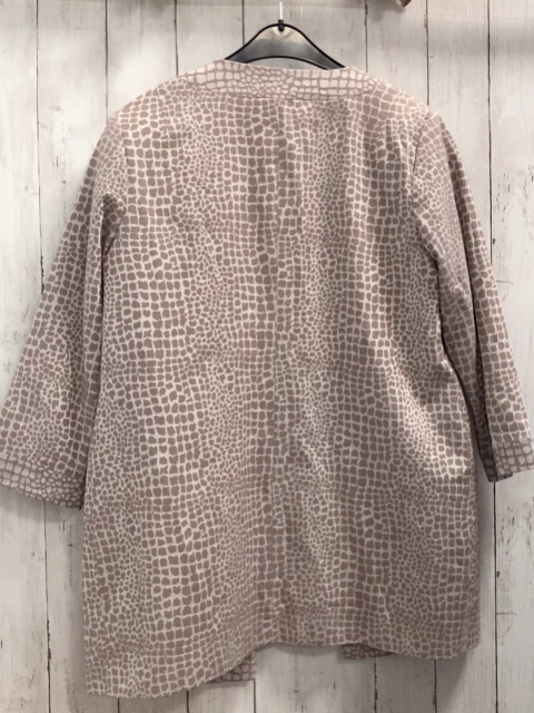 Comma  Jacke Gr. S  hellgrau grauer Druck 