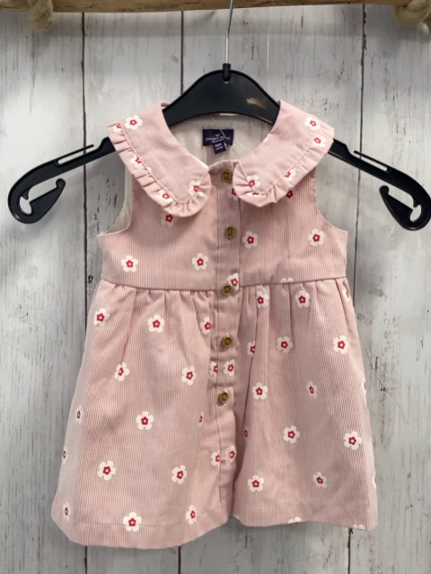 Sergent Major  Kleid  Gr. 68  rot weiße Streifen Kragen mit Rüschenbund 